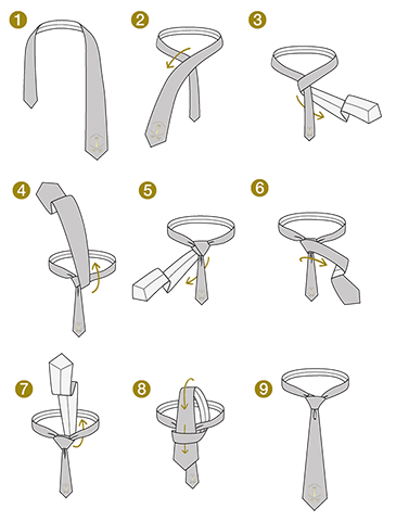 How to tie a tie: Tying a half Windsor tie knot