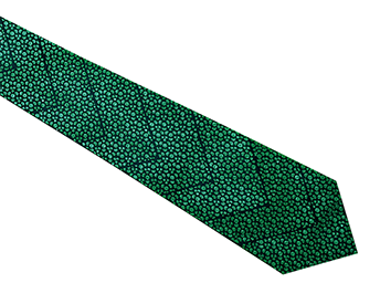 crocodile leather tie